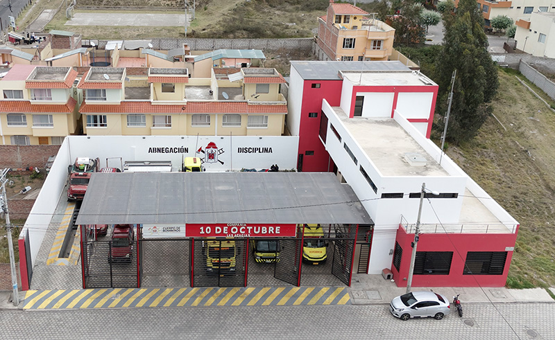 BOMBEROS RIOBAMBA SON UN REFERENTE DE DESARROLLO Y CRECIMIENTO INSTITUCIONAL